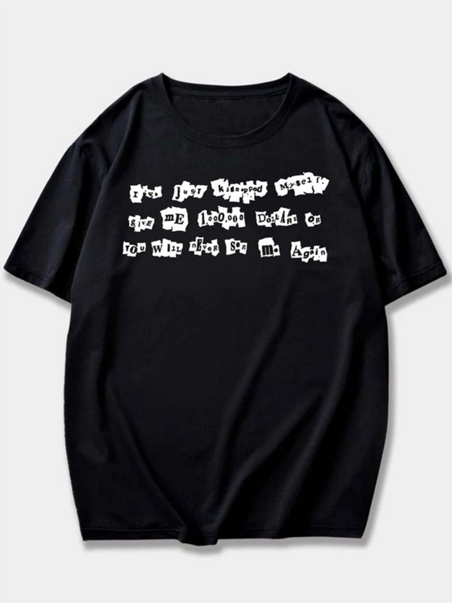 Men's Graphic T-Shirt Graffiti Lettering With Playful Comic Style Text Across Shirt