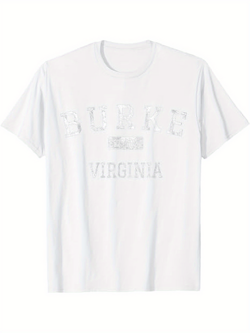 Men's Graphic T-Shirt Virginia Classic Collegiate Style Text Print T Shirt