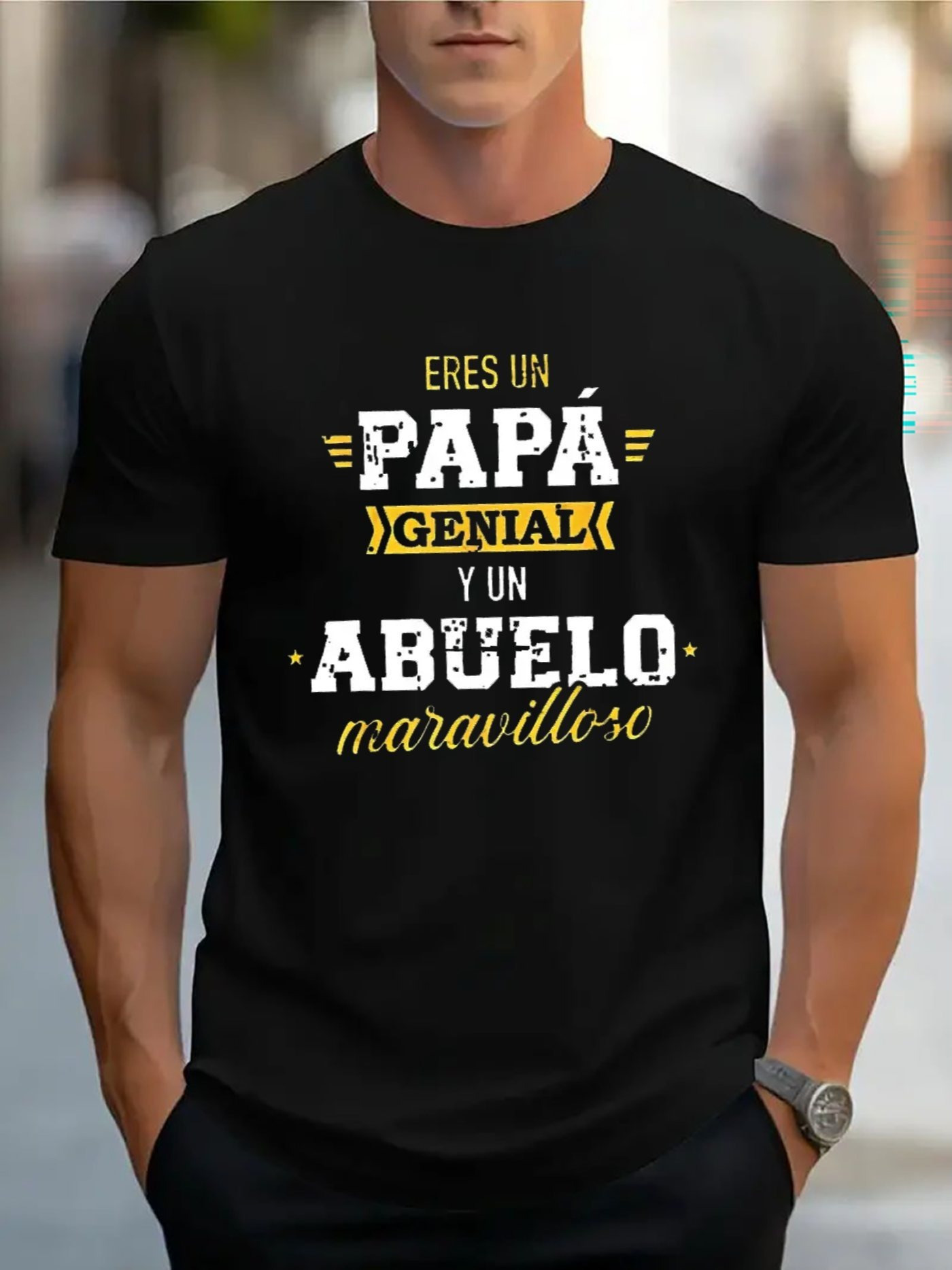 Men's Graphic T-Shirt Letter Print_26