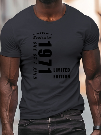 Men's Graphic T-Shirt September Over The Wind Limited Edition 1977 T Shirt