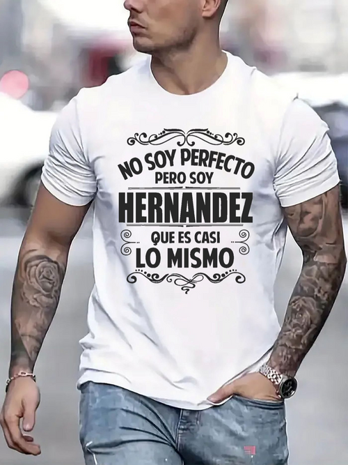 Men's Graphic T-Shirt Letter print_8
