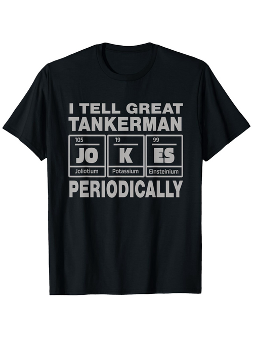 Men's Graphic T-Shirt Funny Science Slogan With Periodic Table Elements Jokes Chemistry Shirt
