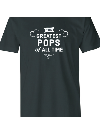 Men's Graphic T-Shirt The Greatest Pops Of All Time Bold Retro Typography Graphic T Shirt