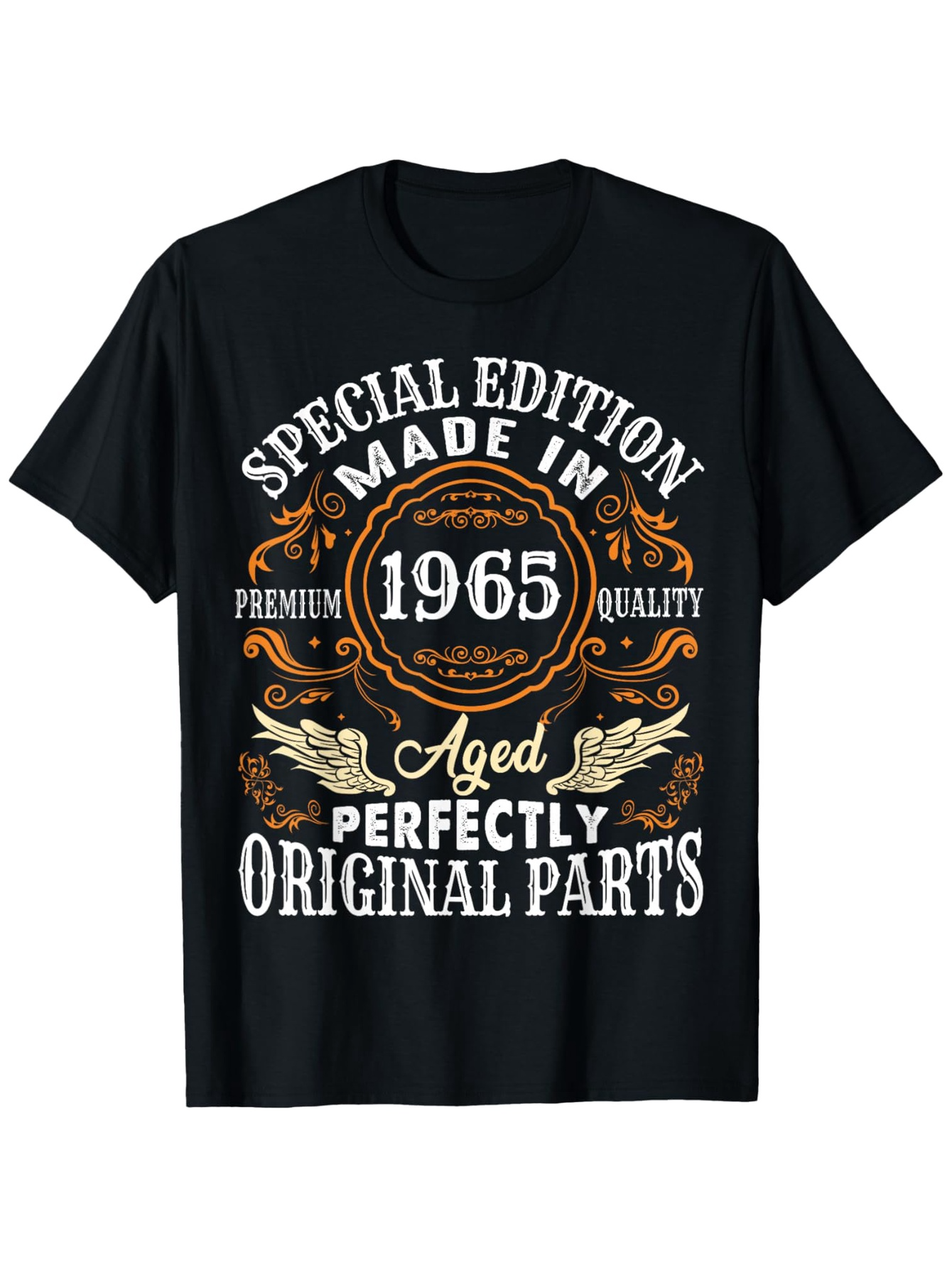 Men's Graphic T-Shirt Special Edition Premium Quality 1965 Aged Perfectly Typography Design Parts