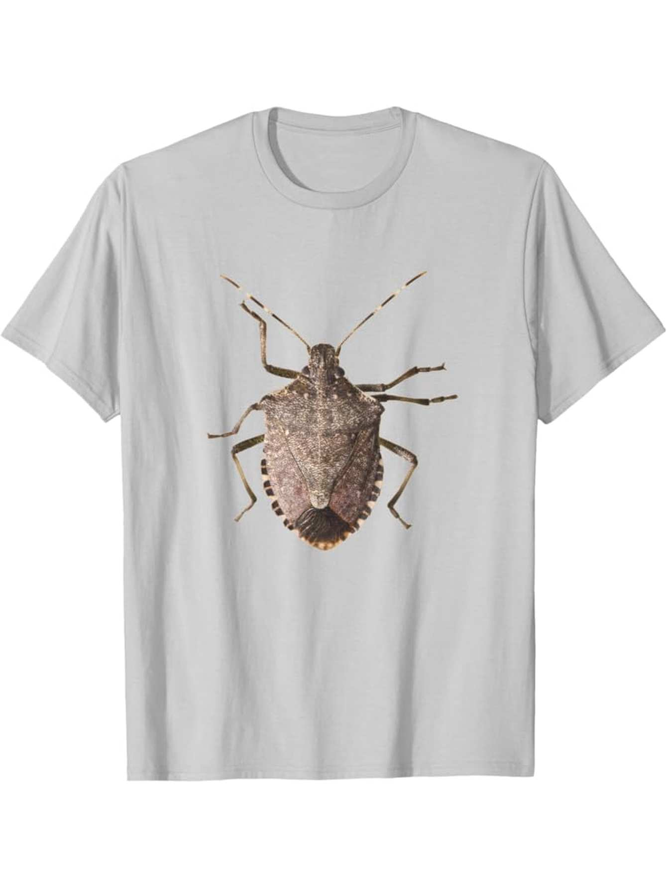 Men's Graphic T-Shirt Realistic Textured Closeup Photograph Surrounded By Soft Neutral Shadows Bug