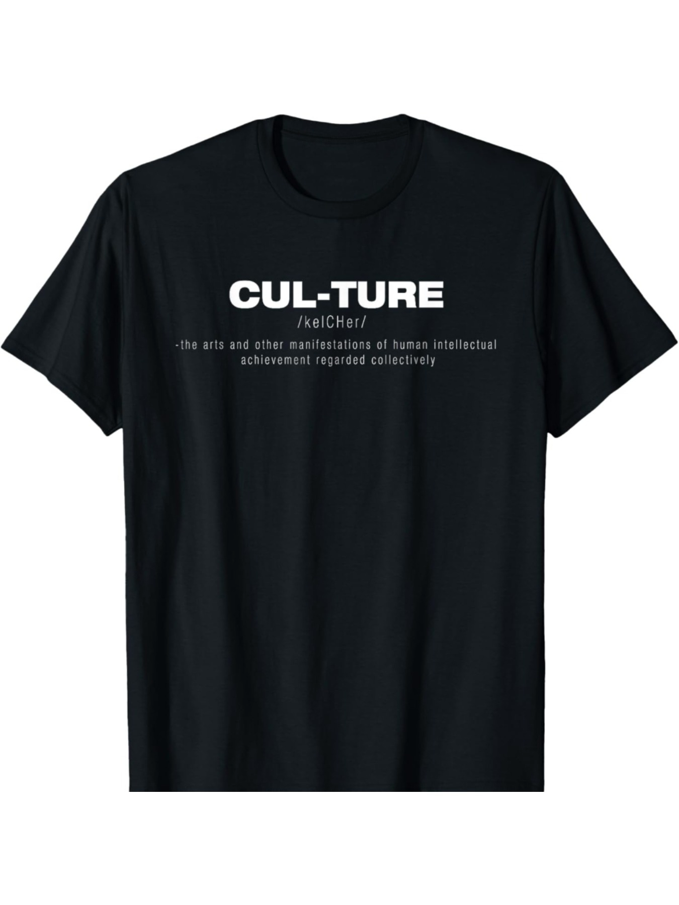 Men's Graphic T-Shirt Culture Dictionary Style Definition Typography On Minimalist Shirt