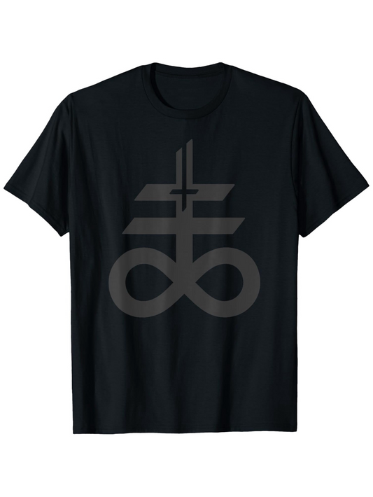 Men's Graphic T-Shirt Geometric Minimalist Lines With Abstract Infinity Symbol Motif