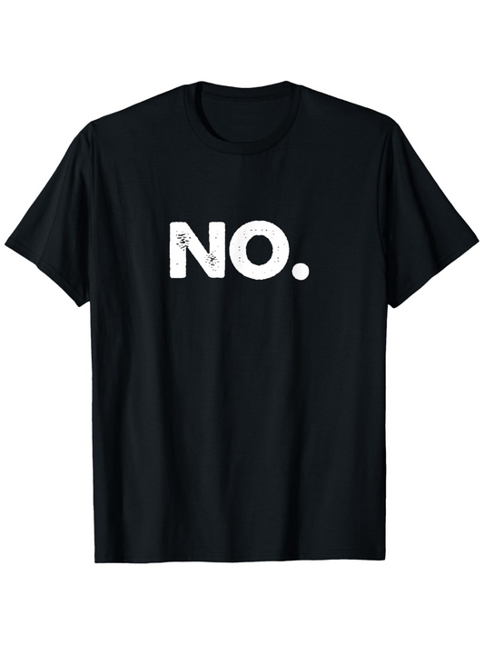 Men's Graphic T-Shirt Weathered Bold White Letters On Simple Statement No