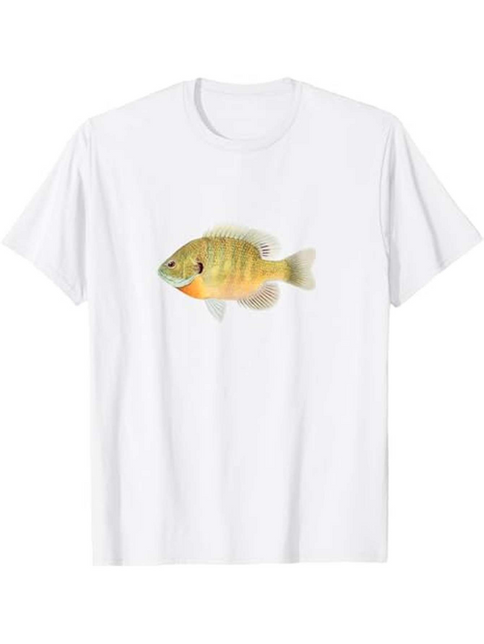 Men's Graphic T-Shirt Soft Gradient Shadows Luminous Yellow Green Sunfish