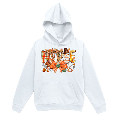 Men's Graphic Hoodie Autumn Harvest With Pumpkin Pie And Falling Leaves Hoodie