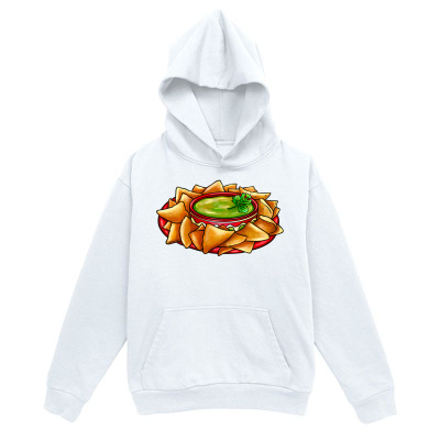 Men's Graphic Hoodie Golden Crunchy Tortilla Chips With Spicy Salsa Bowl
