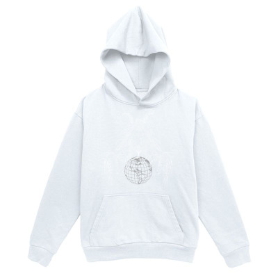 Men's Graphic Hoodie Minimal Circular Pattern With Subtle Lines On Soft White Fabric Hoodie