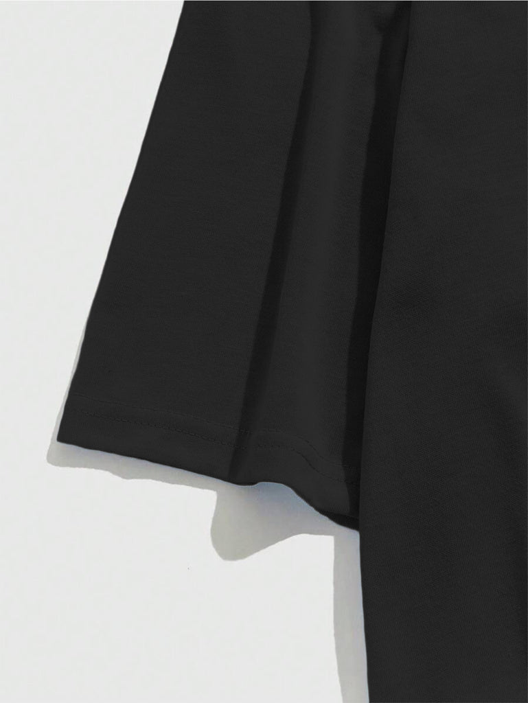 Men's Graphic T-Shirt See You Compass With Alpine Peaks Among Mountain Landscape